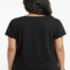 Happy Day Cap-Sleeve Lounge Tee Size: Extra large - view 2