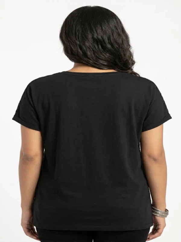 Happy Day Cap-Sleeve Lounge Tee Size: Extra large - view 2