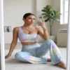 Make_new_picture_use_cloths_202607271818 ((MRS Premium Collection)) Cosmic Iridescent Sports Bra & Flare Pant Co-ord