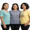 Women’s 3-Top Bundle – Scoop Neck, Fern Pattern Tee & Sunshine Tee