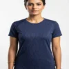 Women’s 3-Top Bundle – Navy Textured Tee, Tropical Printed Tee & Graphic Tee - view 5
