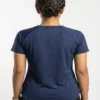 Women’s 3-Top Bundle – Navy Textured Tee, Tropical Printed Tee & Graphic Tee - view 6