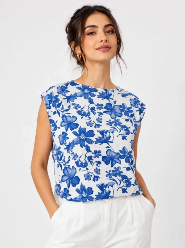 WhatsApp Image 2026-06-13 at 13.32.00 Women's 3-Top Bundle – Blue & White Top, White Tee & Grey Striped Top (2XL)