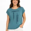 WhatsApp Image 2026-06-17 at 12.52.24 AM (1) Women’s 3-Top Bundle – Drawstring Hem Top, Graphic Top Tee & Ditsy Print Blouson Top - view 2