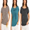 WhatsApp Image 2026-06-17 at 12.52.25 AM (1) Women’s 3-Top Bundle – Drawstring Hem Top, Graphic Top Tee & Ditsy Print Blouson Top