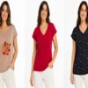 Women’s 3-Top Bundle – Beige Bloom, Ruby Essential & Midnight Coastal