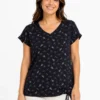 Women’s 3-Top Bundle – Beige Bloom, Ruby Essential & Midnight Coastal - view 3