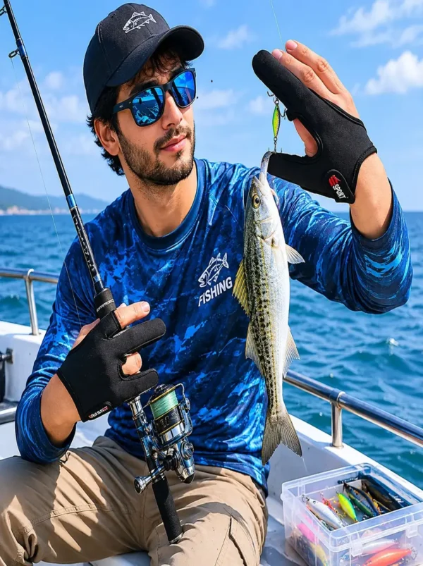 AquaGrip Performance Fishing Gloves