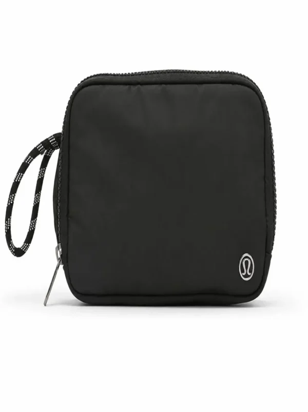 Original Lululemon Double Zip Travel Pouch – Black