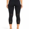 Original Gymshark Women’s High-Waist Performance Crop Leggings – Black- Small