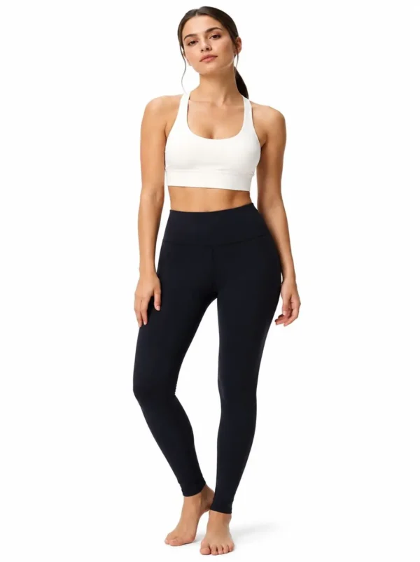 Original Lululemon SculptFit High-Rise Mesh Panel Leggings – Black-Small