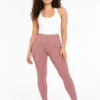 1033 Original Gymshark Elevate Sculpt Seamless Leggings – Dusty Rose Print-Small