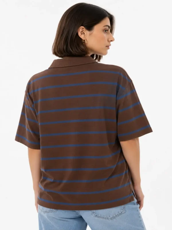 1041 3-Shirt Combo – Rough Graphic, Vintage Varsity Raglan & Heritage Stripe Polo (Large)