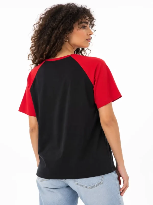 1042 3-Shirt Combo – Rough Graphic, Vintage Varsity Raglan & Heritage Stripe Polo (Large)