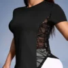 1085 Women’s Mesh Side Panel Performance Active T-Shirt