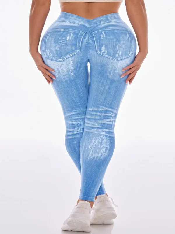 Pack of 3 ,Petite Capri tights Velisys Velisys Women's Black, Blue, Light Blue