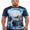 Man_wearing_T-shirt_studio_2K_202607080820 Mystic Wolf All-Over Print Tee Size: 5-XL