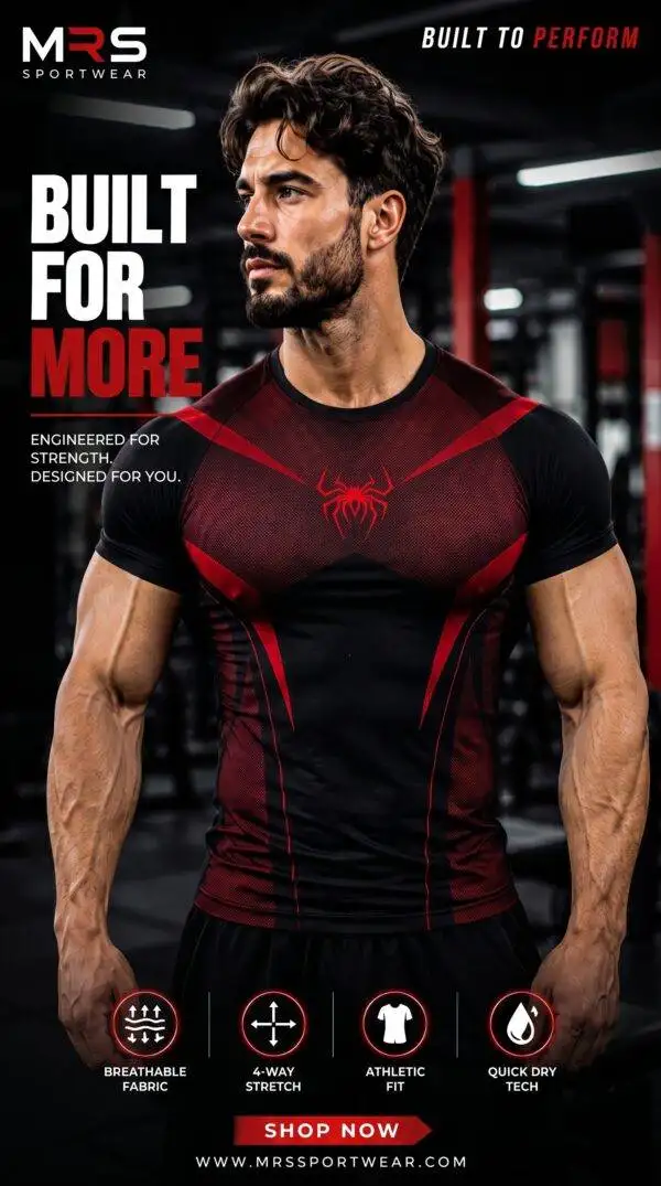 Make_a_new_picture_2K_202608080112 (1) MRS Sportwear SpiderStrike Compression T-Shirt - view 6