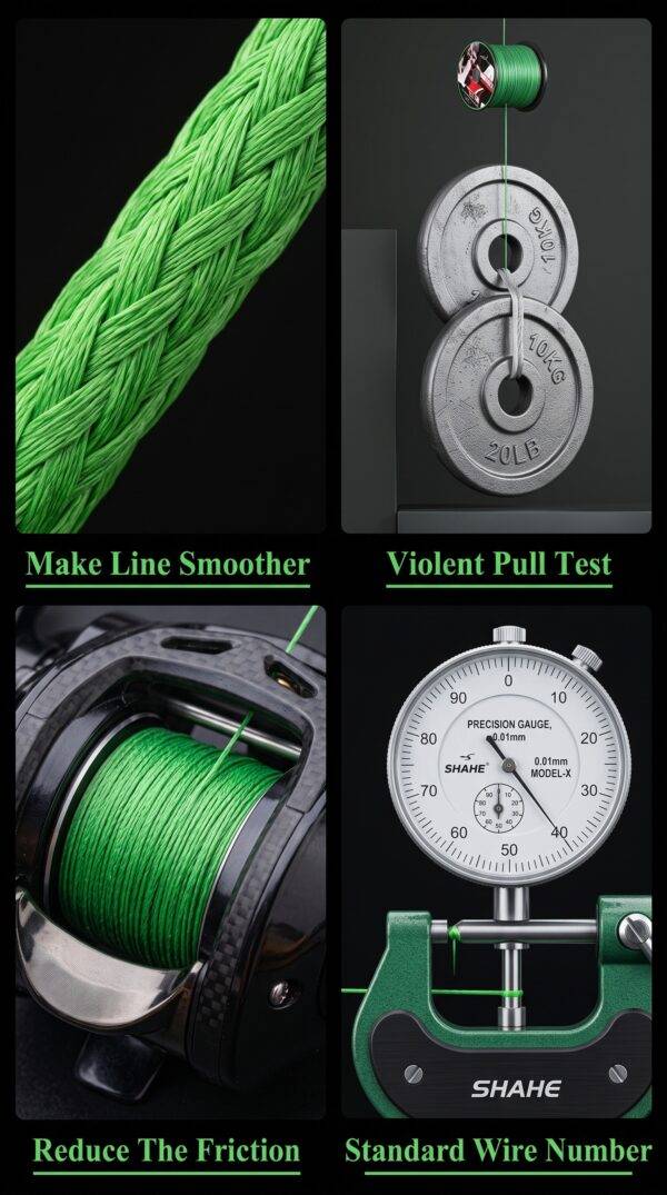 Gray Fishing Line 5.0# 80LB/0.37MM-300MM - view 2