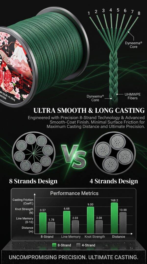 Gray Fishing Line 5.0# 80LB/0.37MM-300MM - view 3