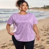 Edit_picture_beach_background_2K_20261018012408 Lavender Glow Textured Active Tee casual beach look
