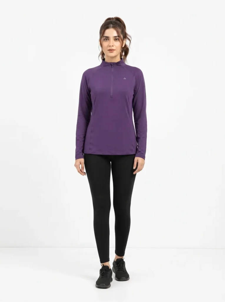 Paradox Drirelease Repreve women's athletic t-shirt in purple