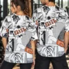 IMG_6806 Anime Manga Graphic unisex tee with comic-panel print - photo 2