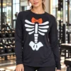 Celebrate Halloween Bat Graphic T-Shirt – Black