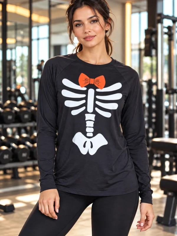 Celebrate Halloween Bat Graphic T-Shirt – Black