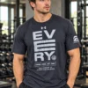 IMG_6821 Under Armour men's charcoal graphic sports t-shirt, front view