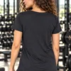 IMG_6824 Love Peace Coffee women's black t-shirt - photo 2