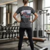 IMG_7181 Women's Charcoal Grey Graphic Performance T-Shirt by M.R.S Sportswear