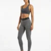 Gymshark grey heather leggings, pre-loved, high-waisted, size Medium Gymshark grey heather leggings, pre-loved, high-waisted, size Medium