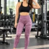 Gymshark mauve heathered leggings, pre-loved, high-waisted, size XS Gymshark mauve heathered leggings, pre-loved, high-waisted, size XS