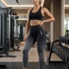 Gymshark charcoal grey leggings, pre-loved, high-waisted, size XS Gymshark charcoal grey leggings, pre-loved, high-waisted, size XS