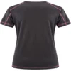 MRS women's mesh active tee, moisture-wicking gym top detail